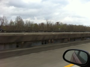 This is the best I could do. There's nowhere to pull over.