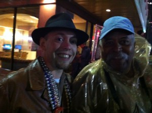 Me and my Mardi Gras buddy, Ernie