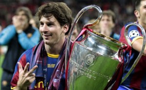 Small dude. Big trophy