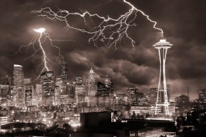Lightning struck the Niners in Seattle