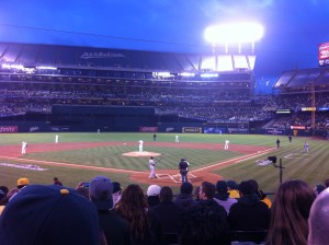 Where I was sitting for last year's Game 5