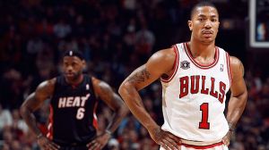 Derrick Rose, not LeBron James, will be the last man standing this year. I really hope I'm not jinxing this. Don't get hurt, D-Rose.