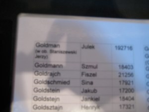 No sign of my grandfather