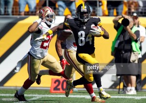 Antonio Brown turning Kenneth Acker and Eric Reid into pillars of salt